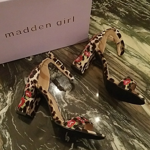 madden girl leopard sandals